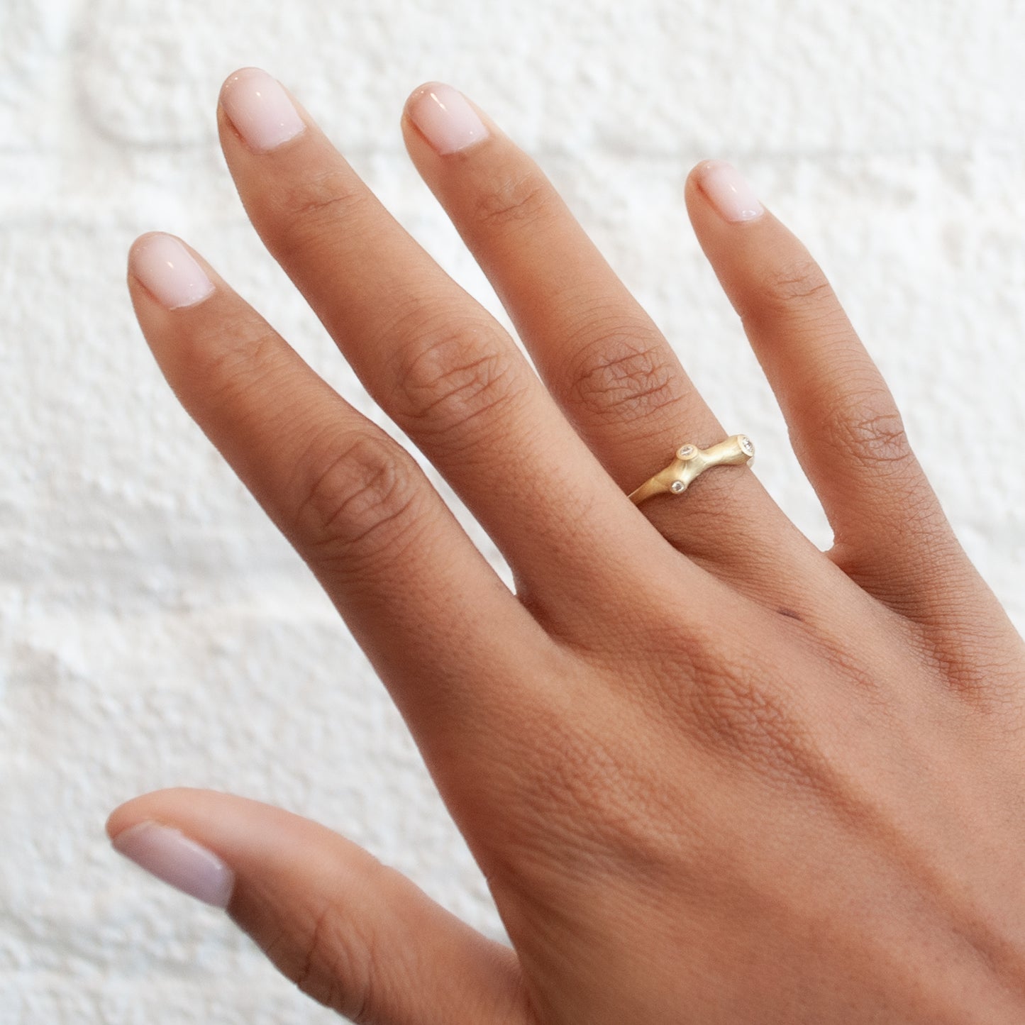 Medium Barnacle Diamond Ring