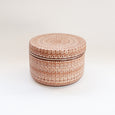 Small Flat Lidded Jar 6