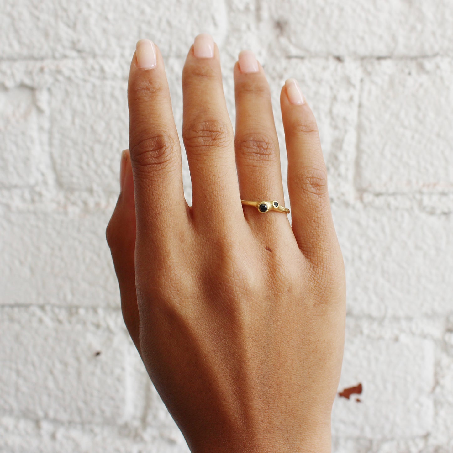 Black Diamond Barnacle Ring