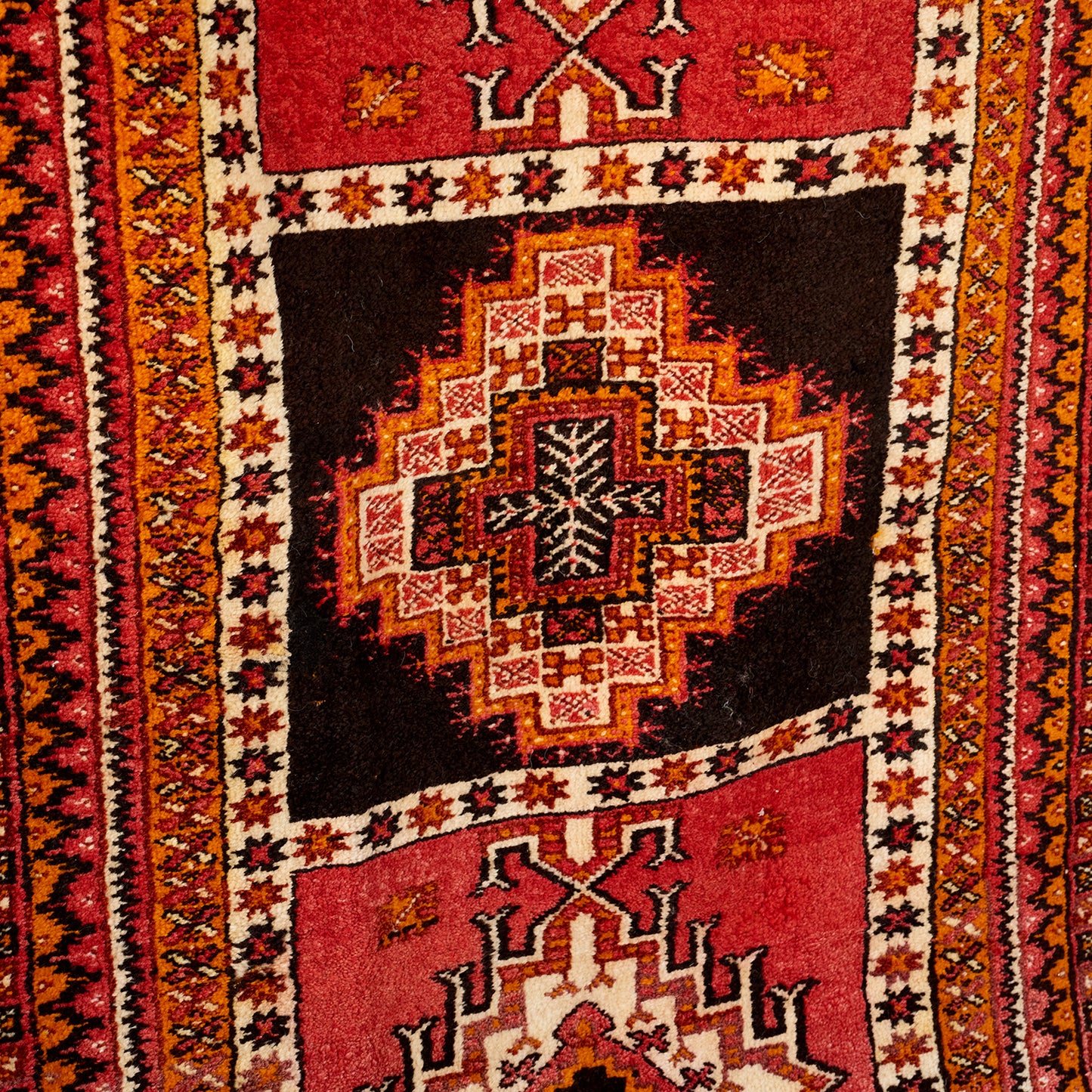 Ait Ouaouzguite Pink & Orange Pile Rug