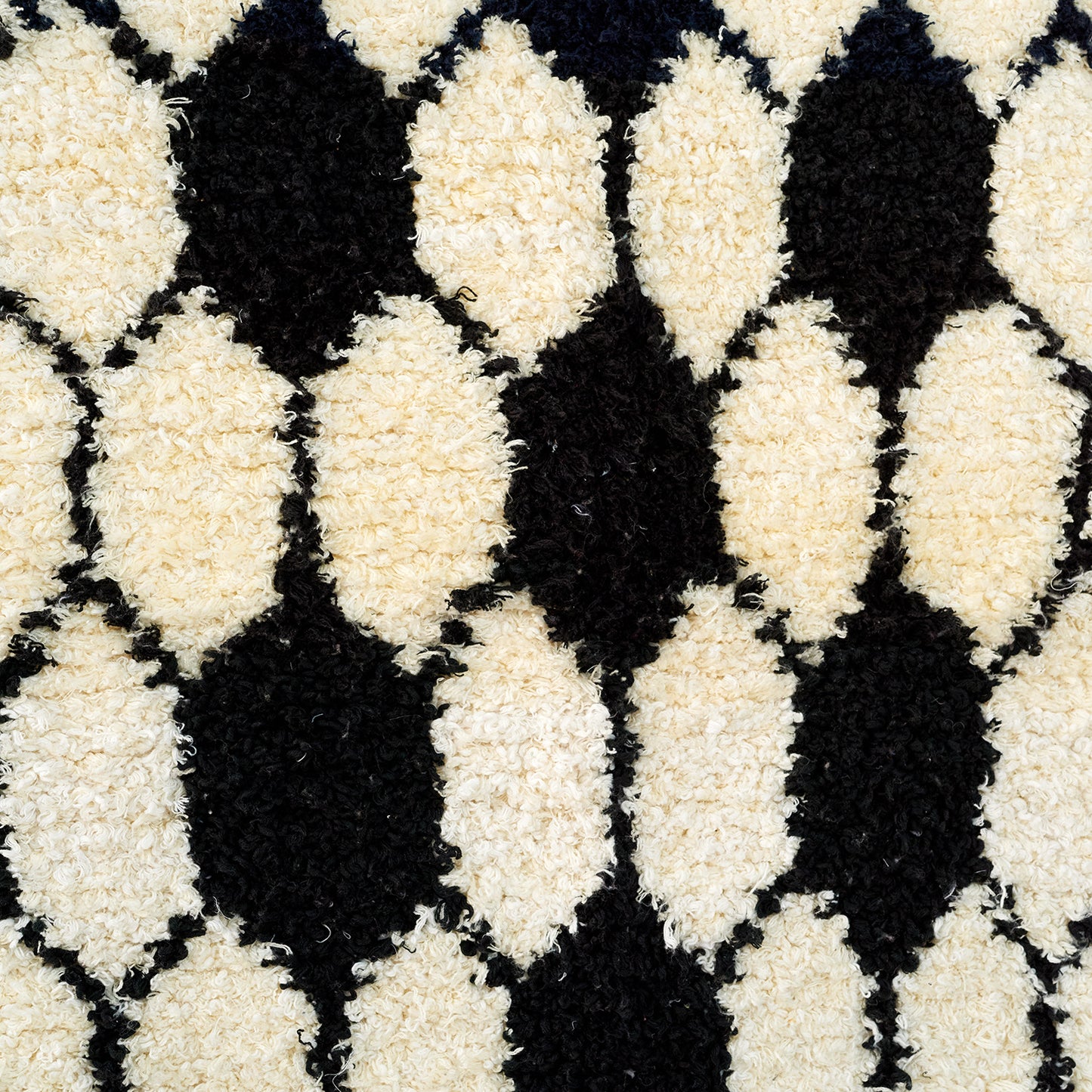 Black & White Pile Rug