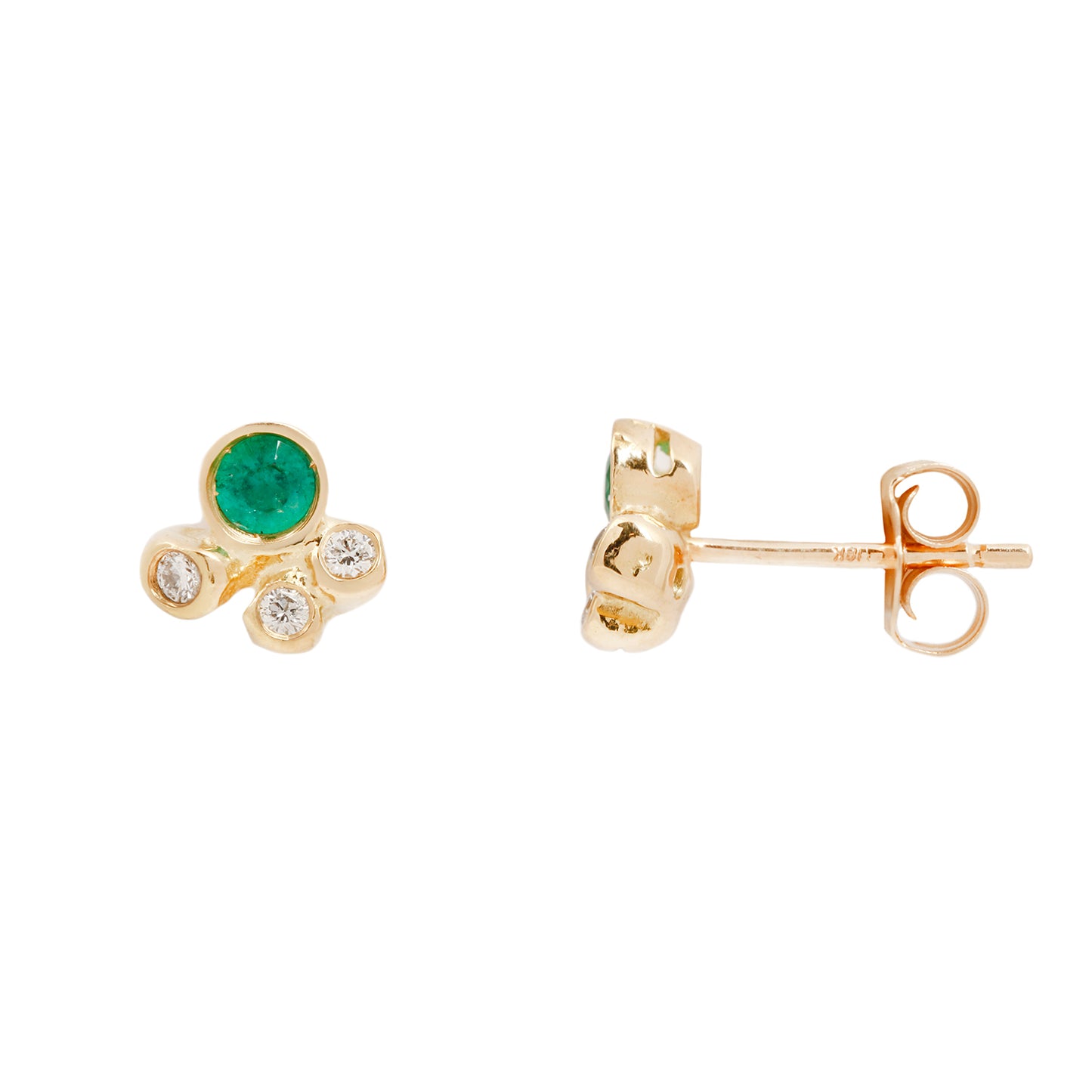 Emerald Starlight Diamond Studs