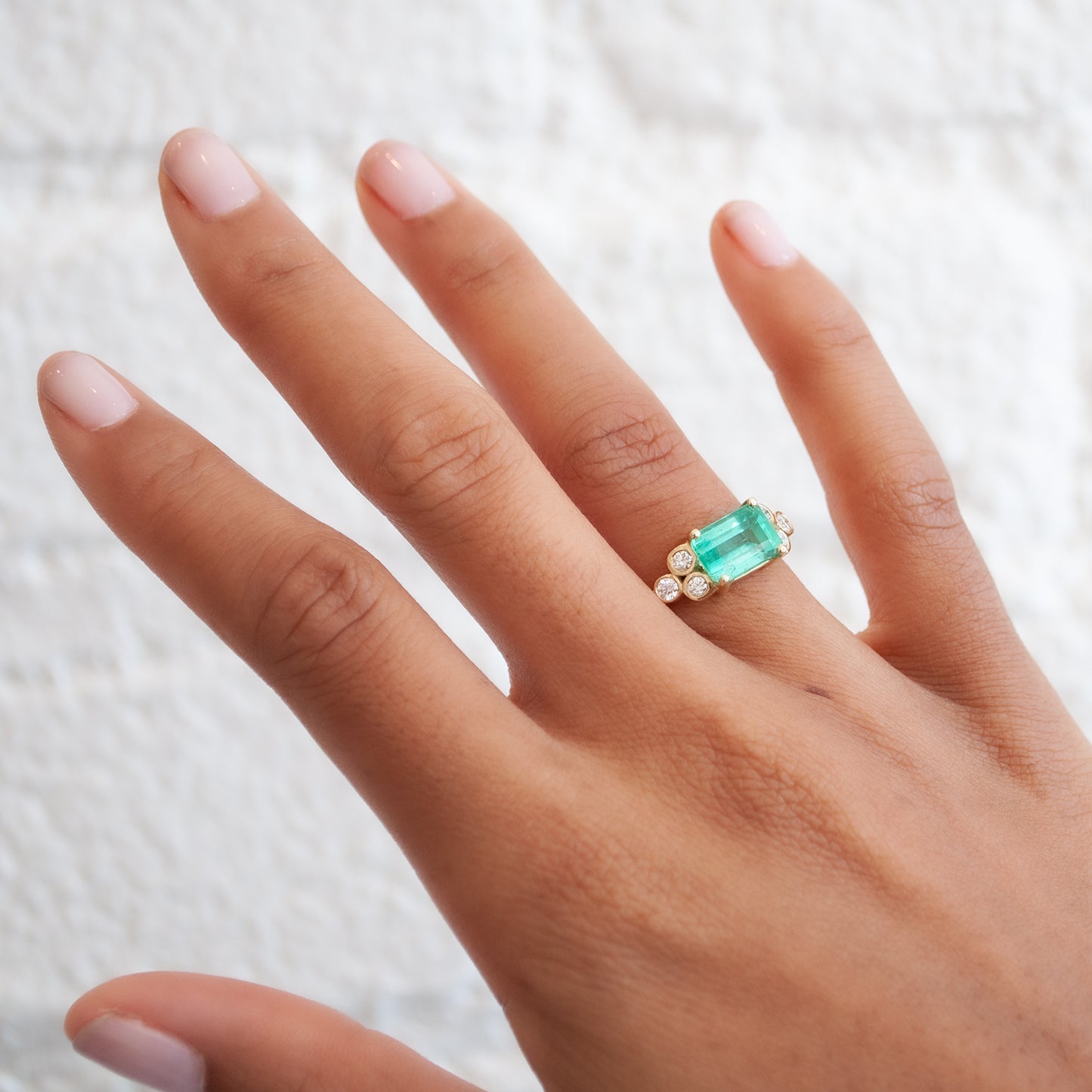 Nova Green Emerald Ring