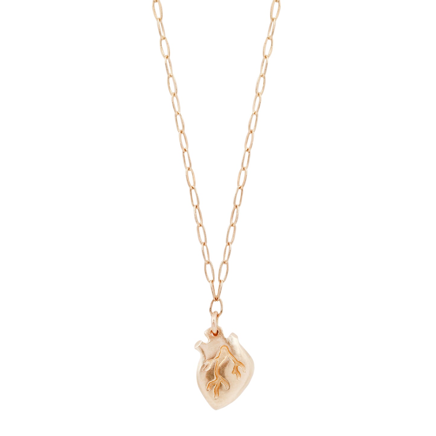 Tiny Gold Heart Necklace