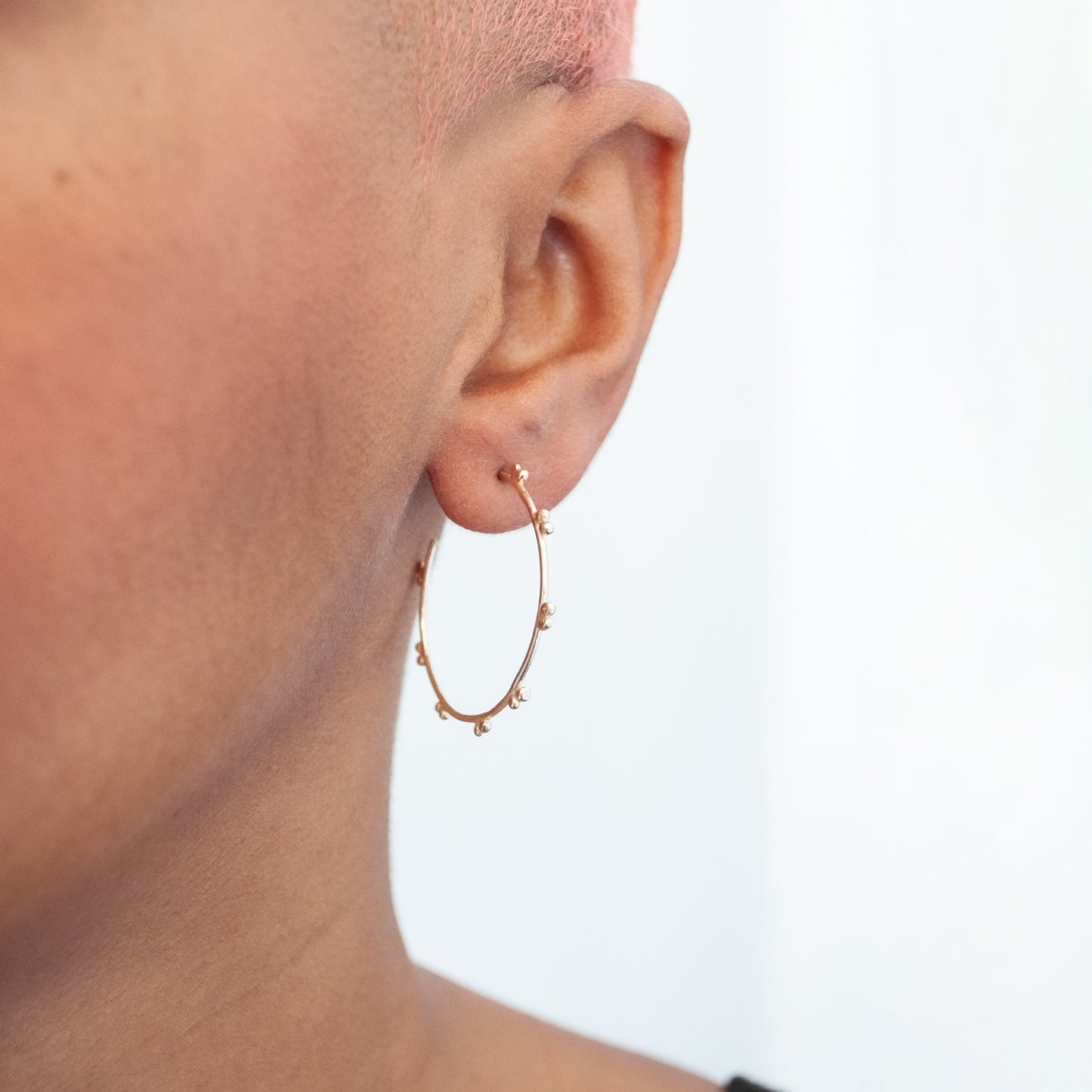 Gold Marais Hoops