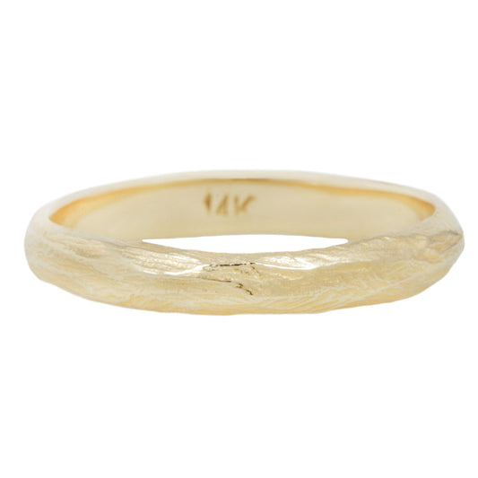 Noemi Carved Stacking Ring
