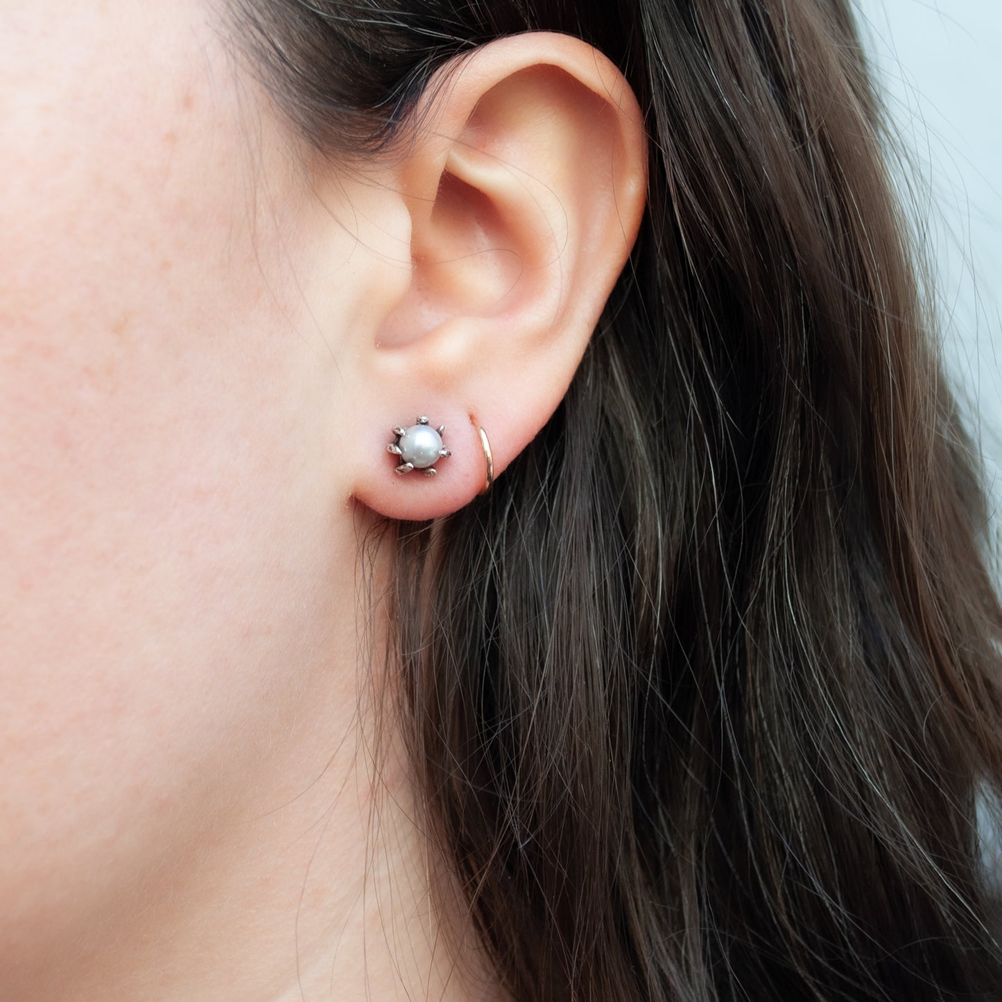 Stingray Akoya Pearl Studs