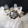 Shooting Star Three Stone Ring 7