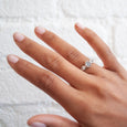 Shooting Star Three Stone Ring 2