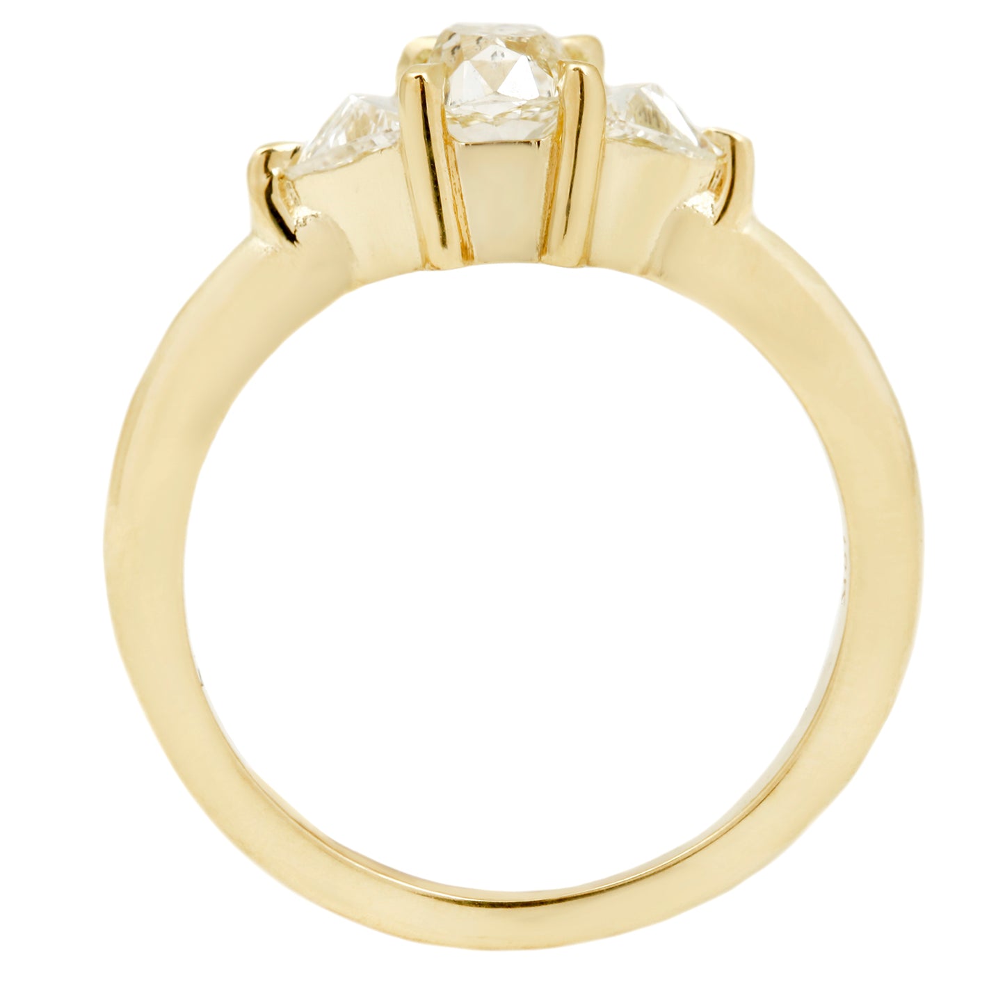 Snowdrop Three Stone Ring