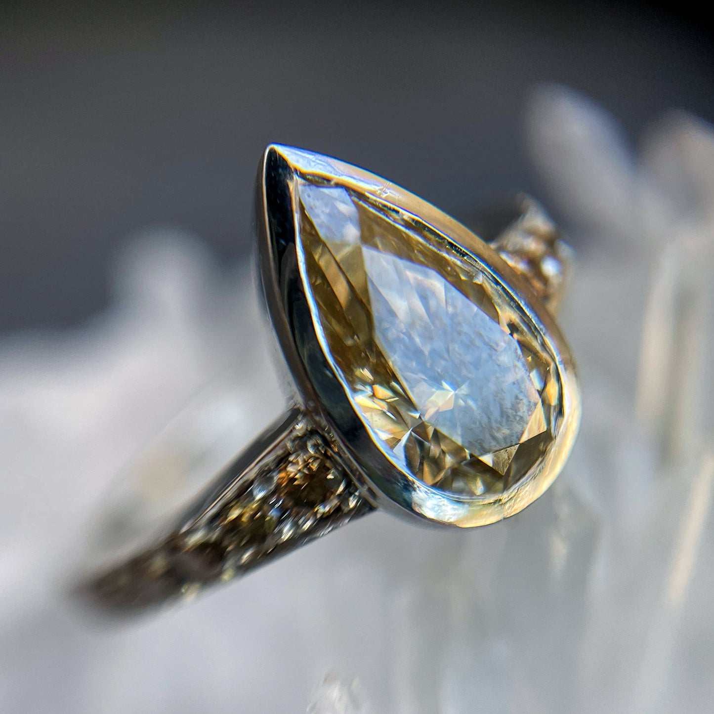 Champagne Storm Diamond Ring