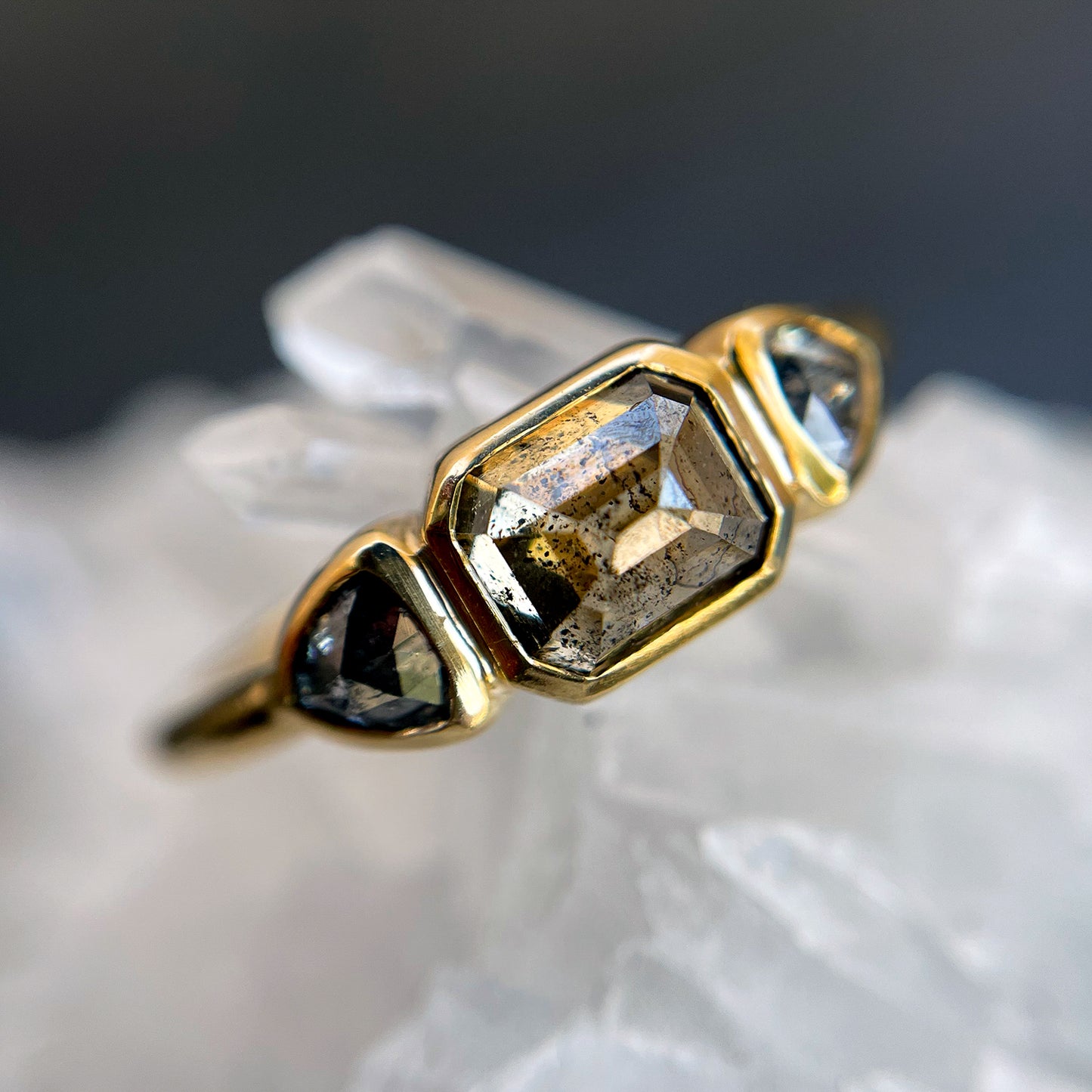 Desert Dusk Diamond Ring