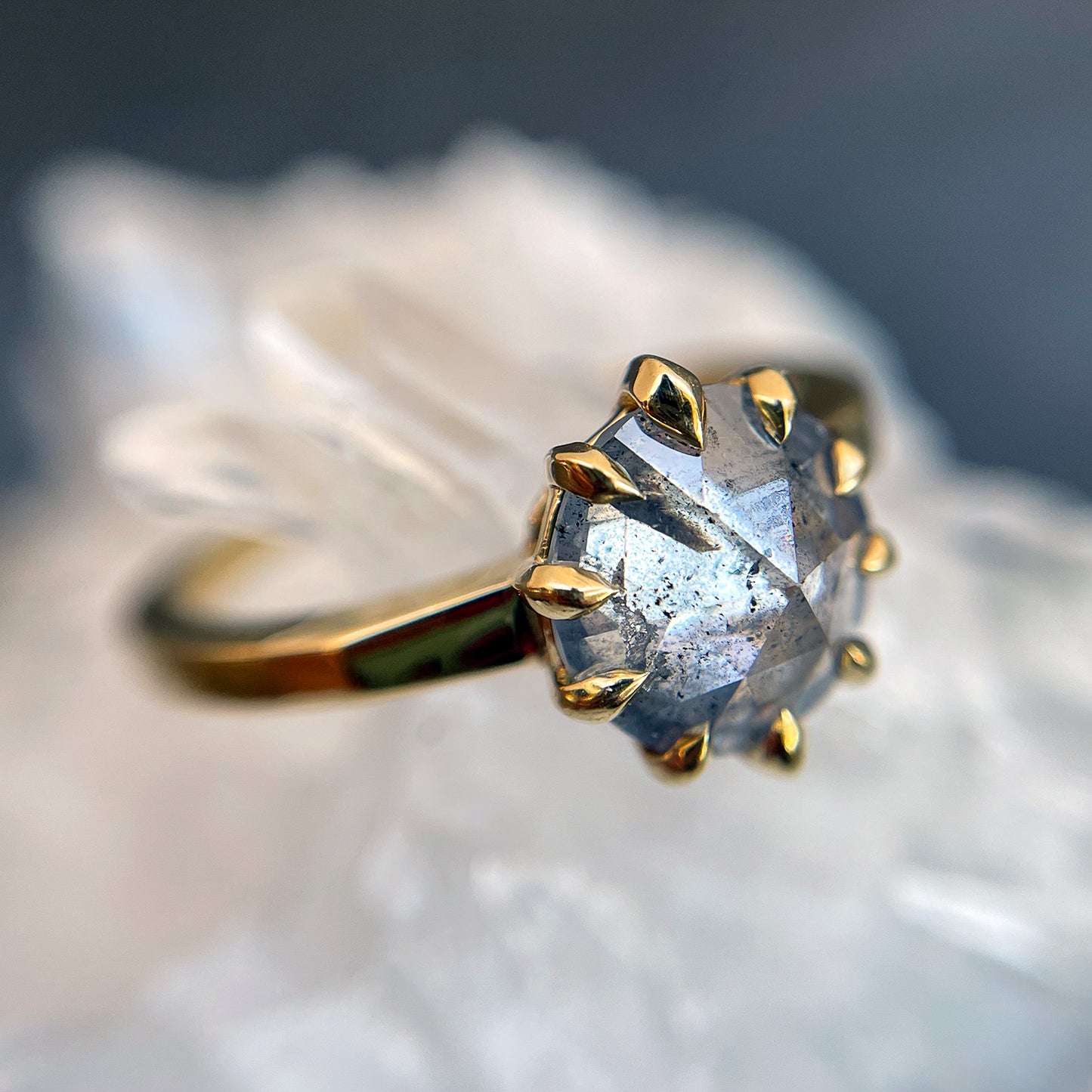 Misty Glow Diamond Ring