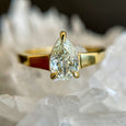 Pointed Pear Diamond Ring 6