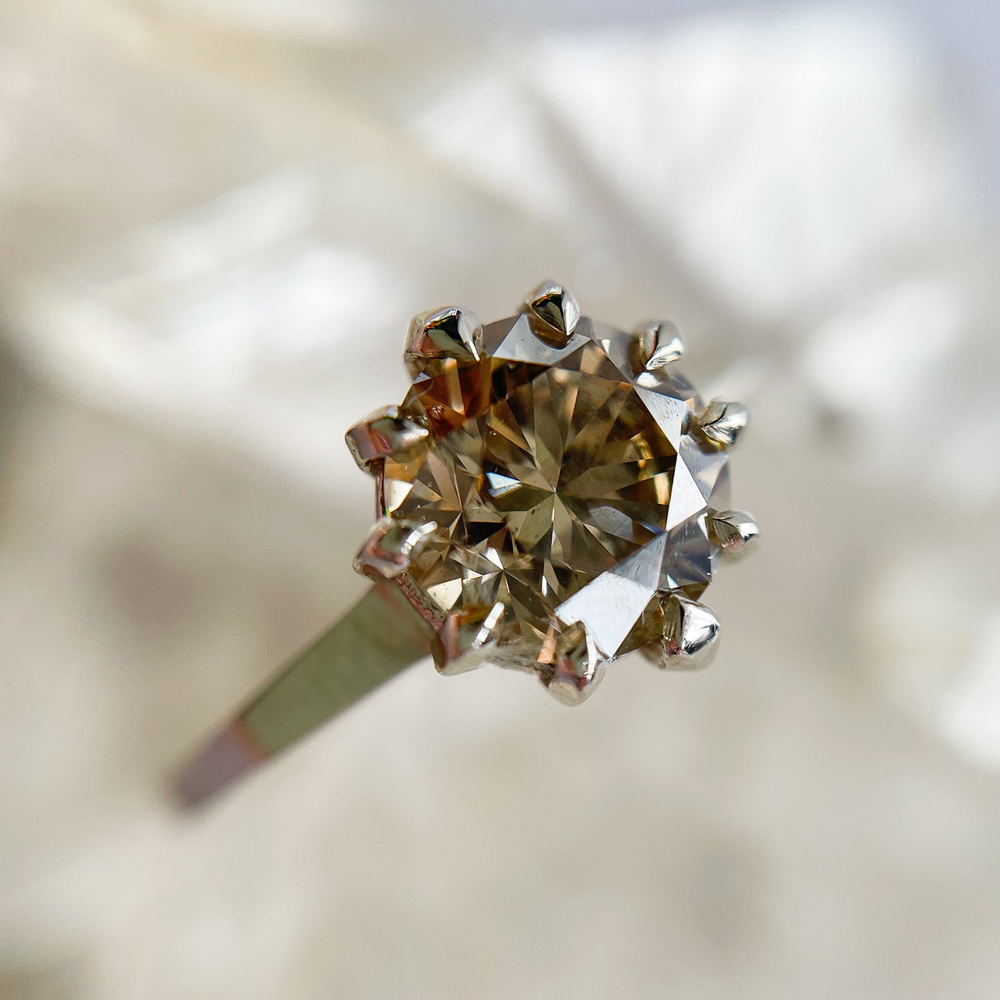 North Star Solitaire Ring