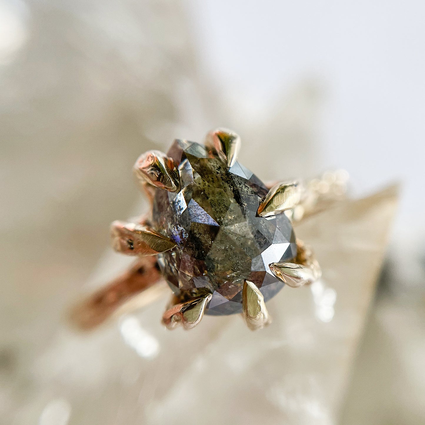 Brown Sugar Stingray Claw Ring