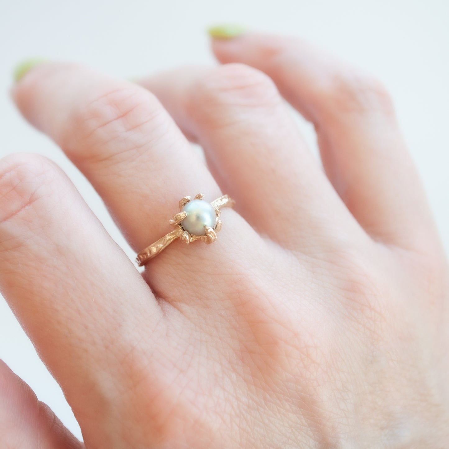 Stingray Akoya Pearl Ring