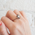 Champagne Contemporary Claw Ring 2