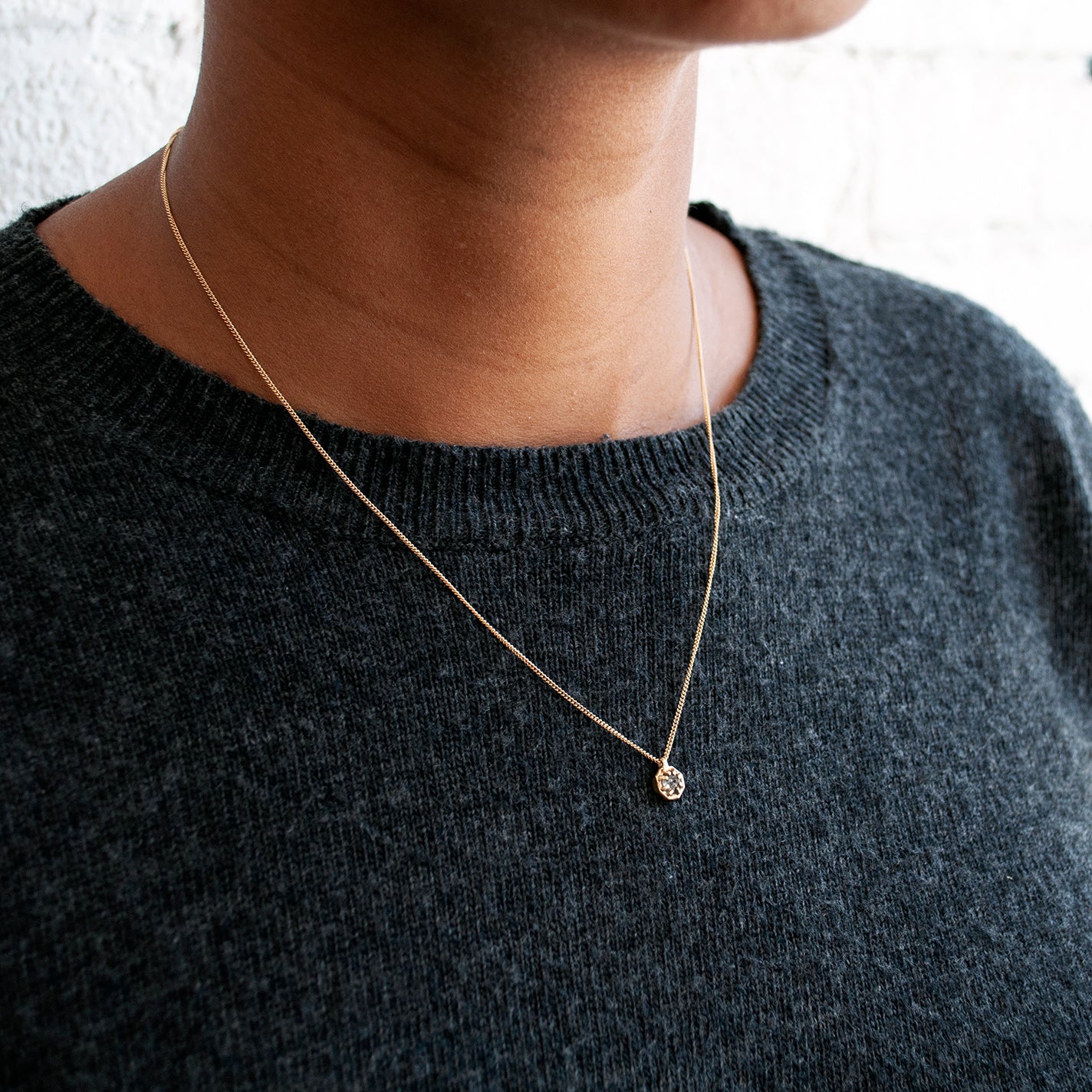 Tiny Diamond Necklace