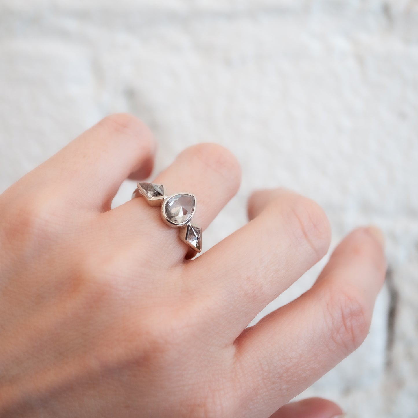 In Orbit Diamond Ring