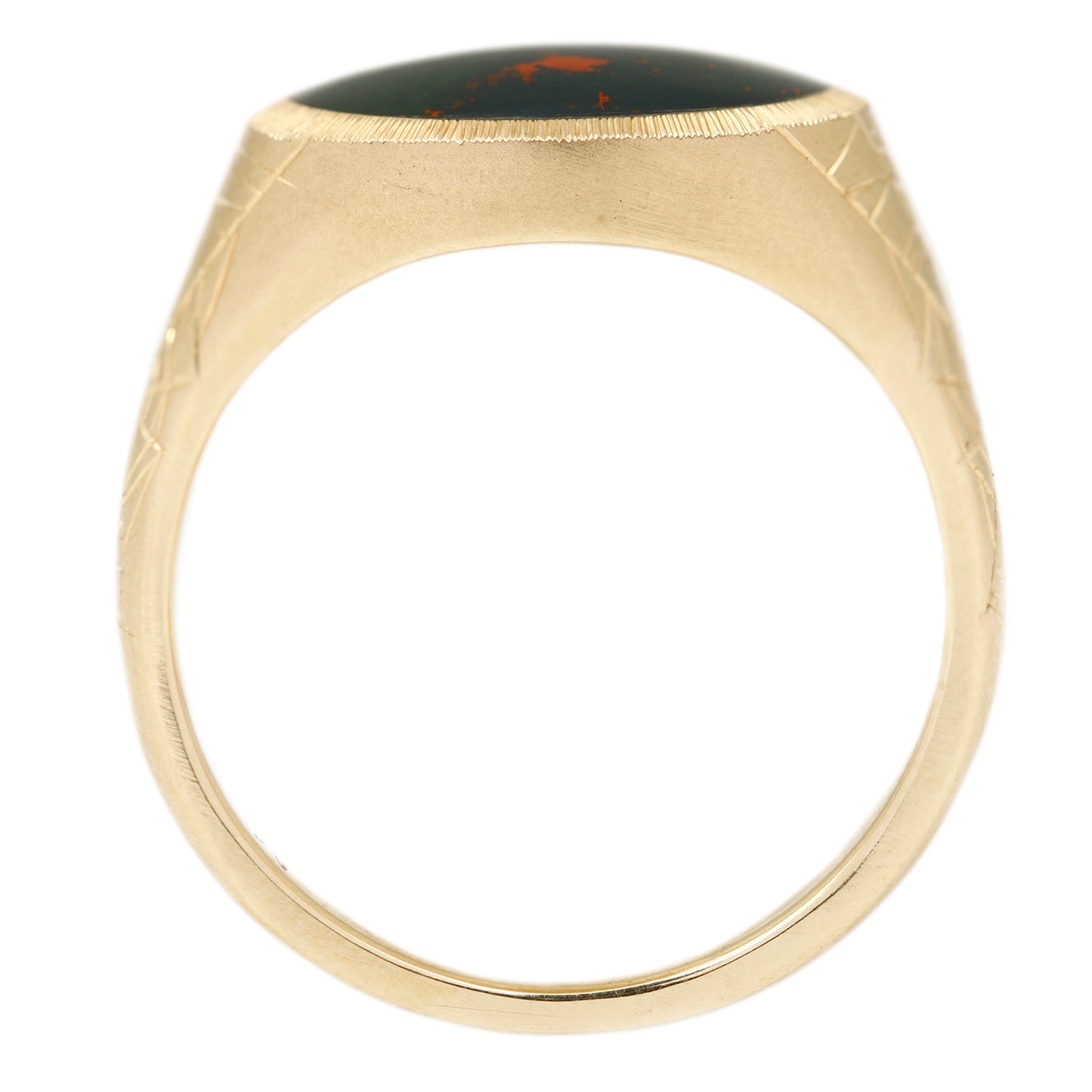 Bloodstone Ellipse Signet