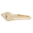 Eye of Ailuros White Diamond Ring 3