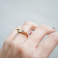 Eye of Ailuros White Diamond Ring 5