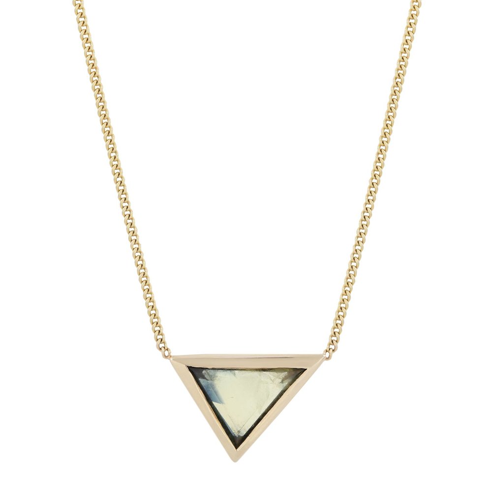 Sapphire Scalene Necklace