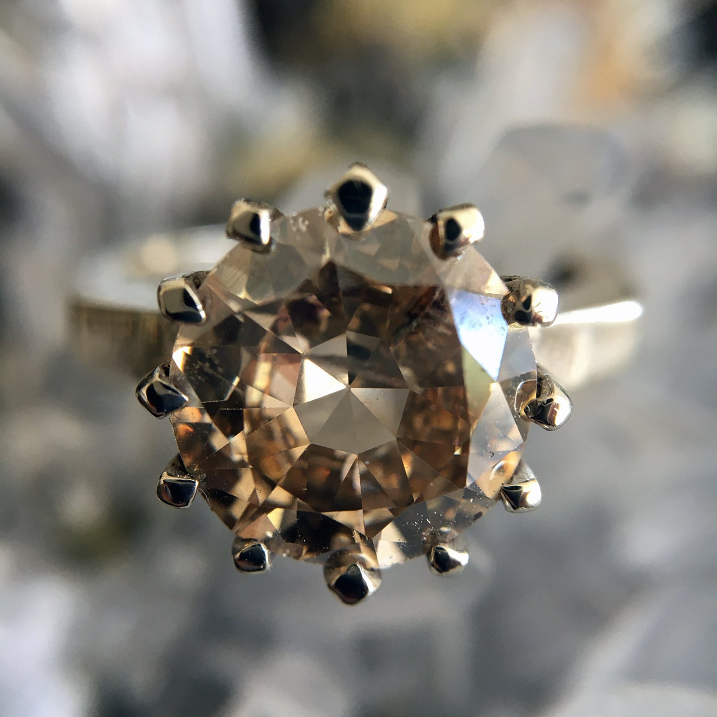 Argyle Solitaire Ring