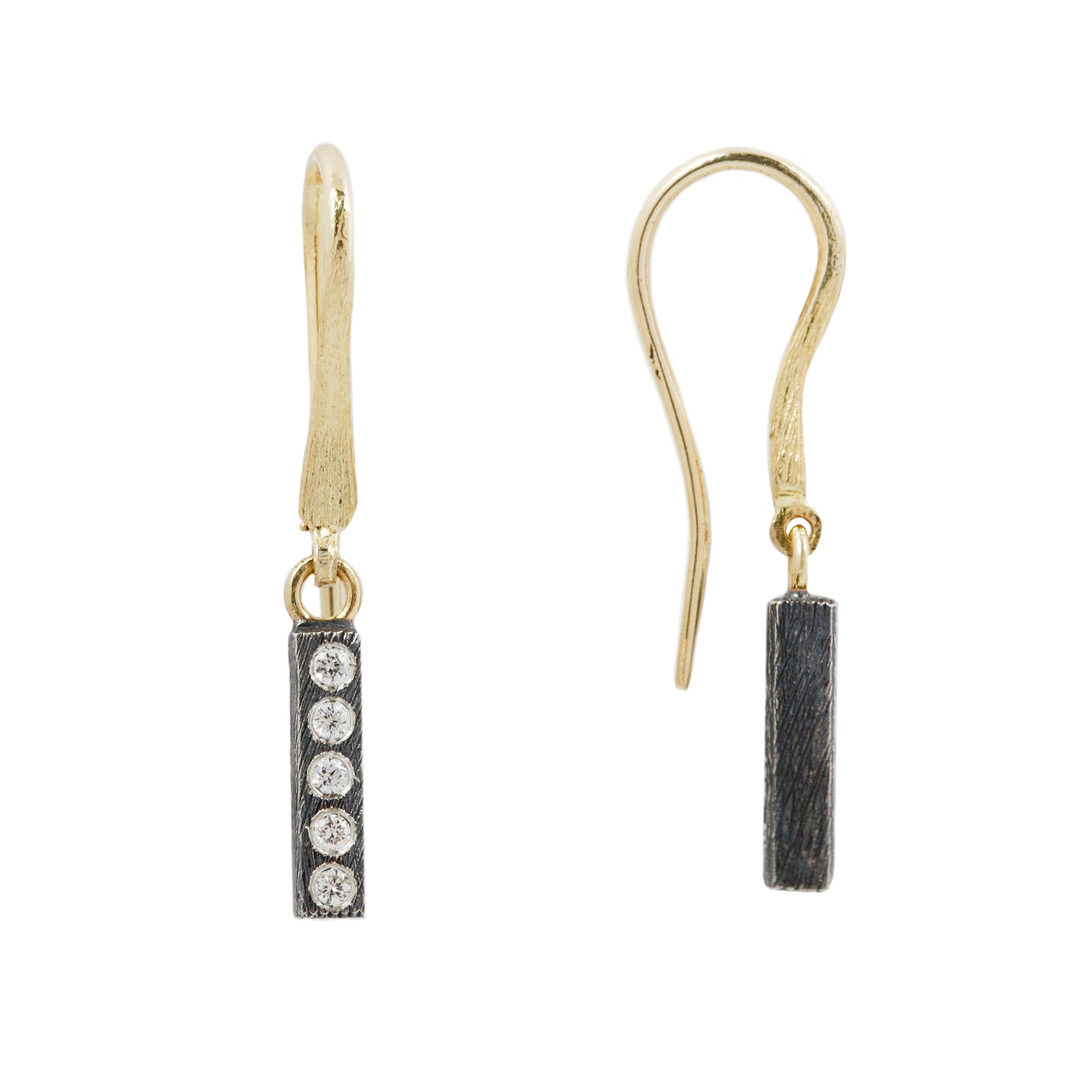 Adam Diamond Bar Earrings