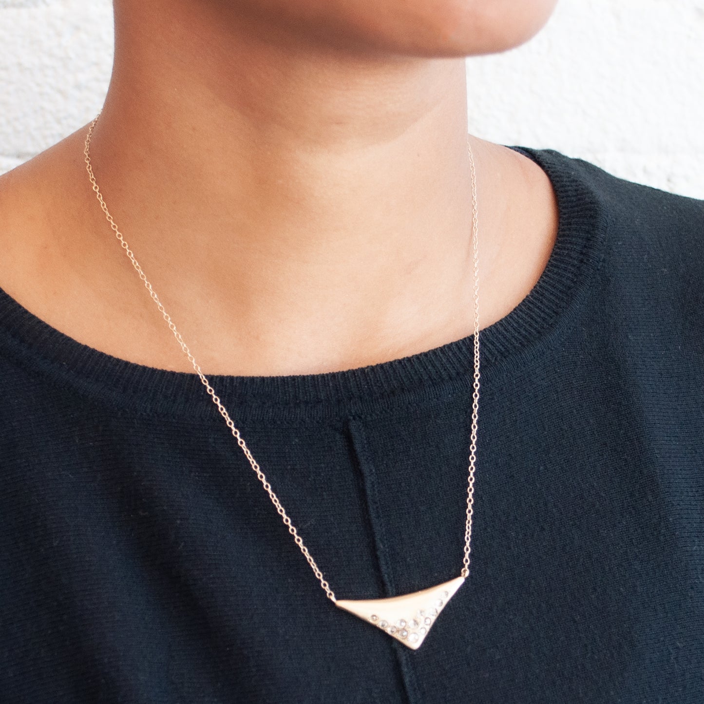 Ombre Triangle Necklace