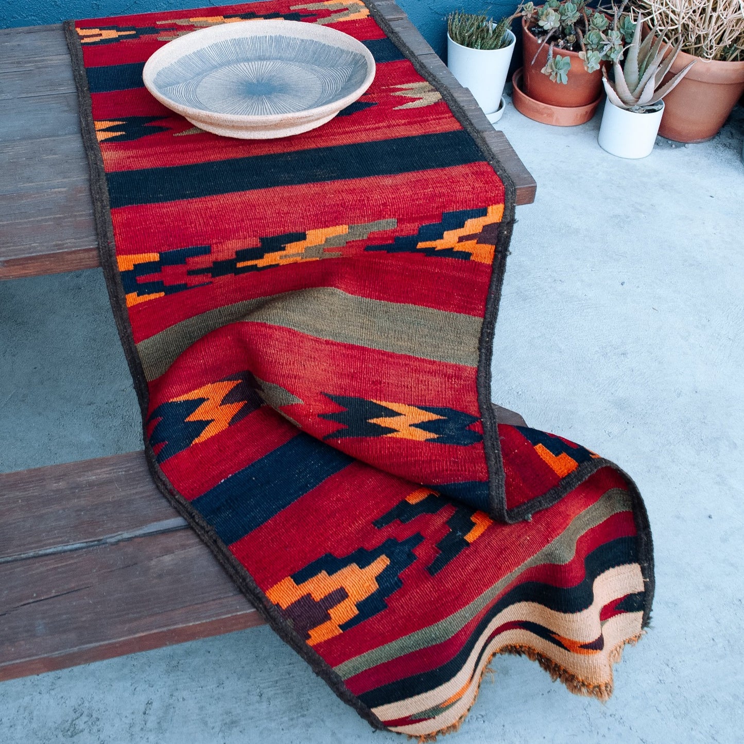 Large Vintage Runner Rug