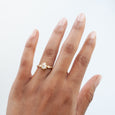 Majestic Pear Diamond Ring 2