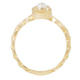Majestic Pear Diamond Ring 5