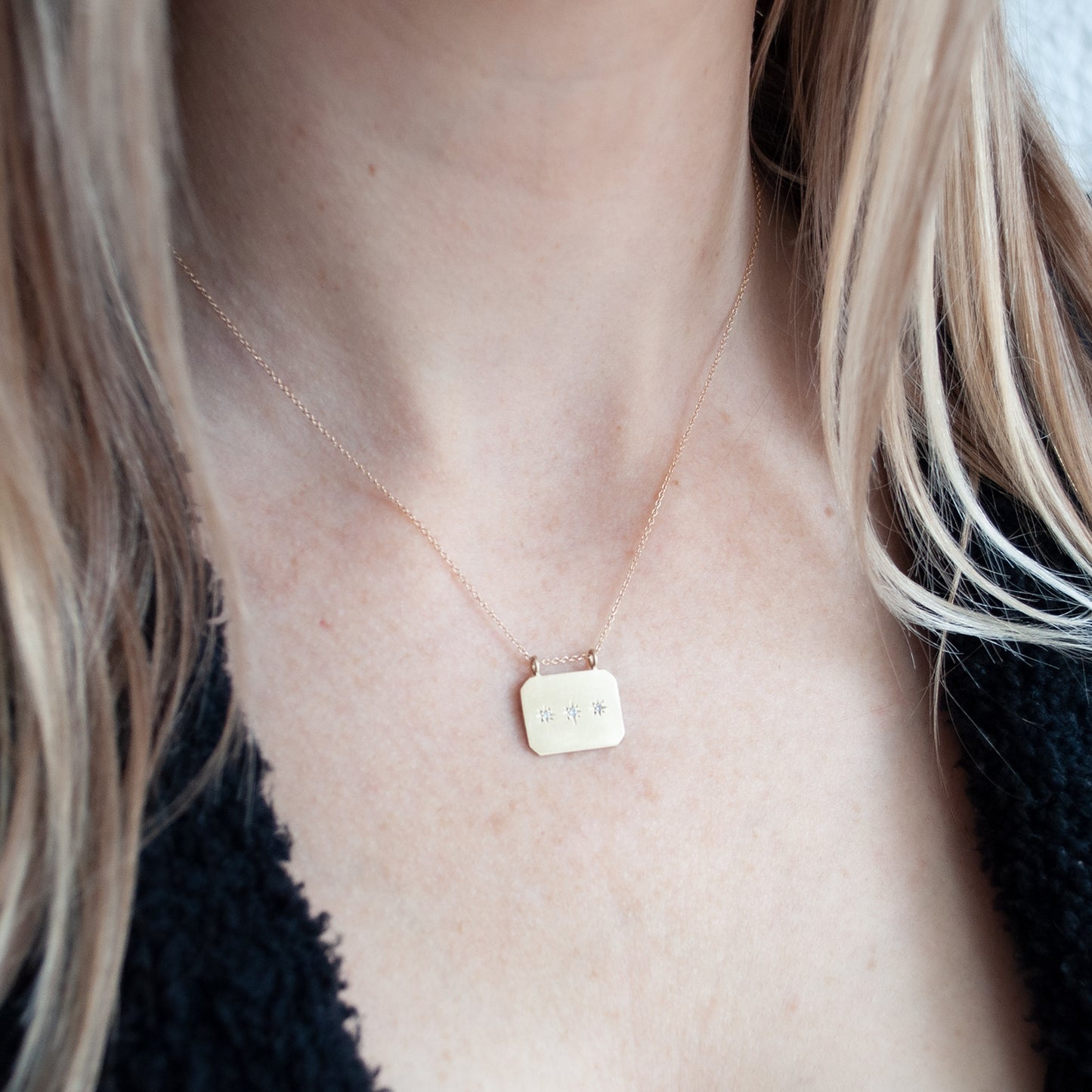 Starry Sky Frame Necklace