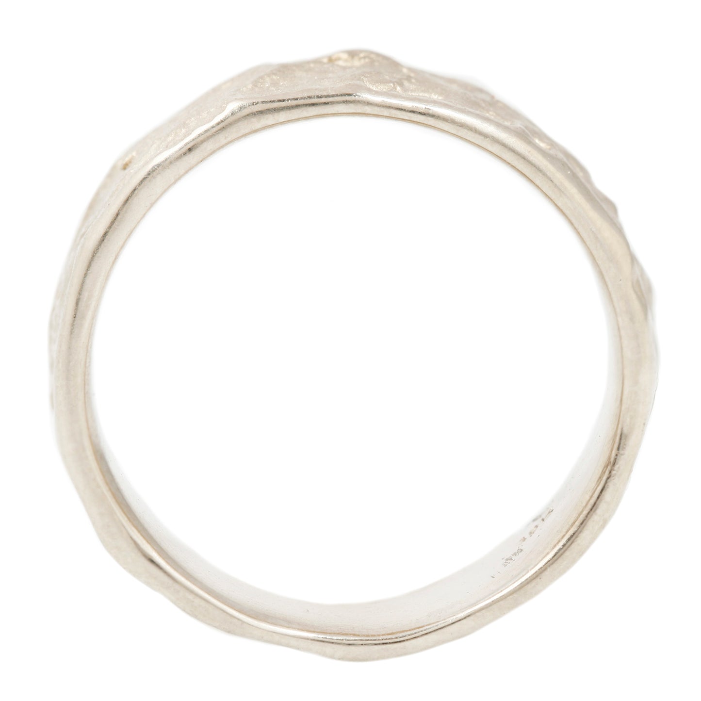 White Gold Lava Band