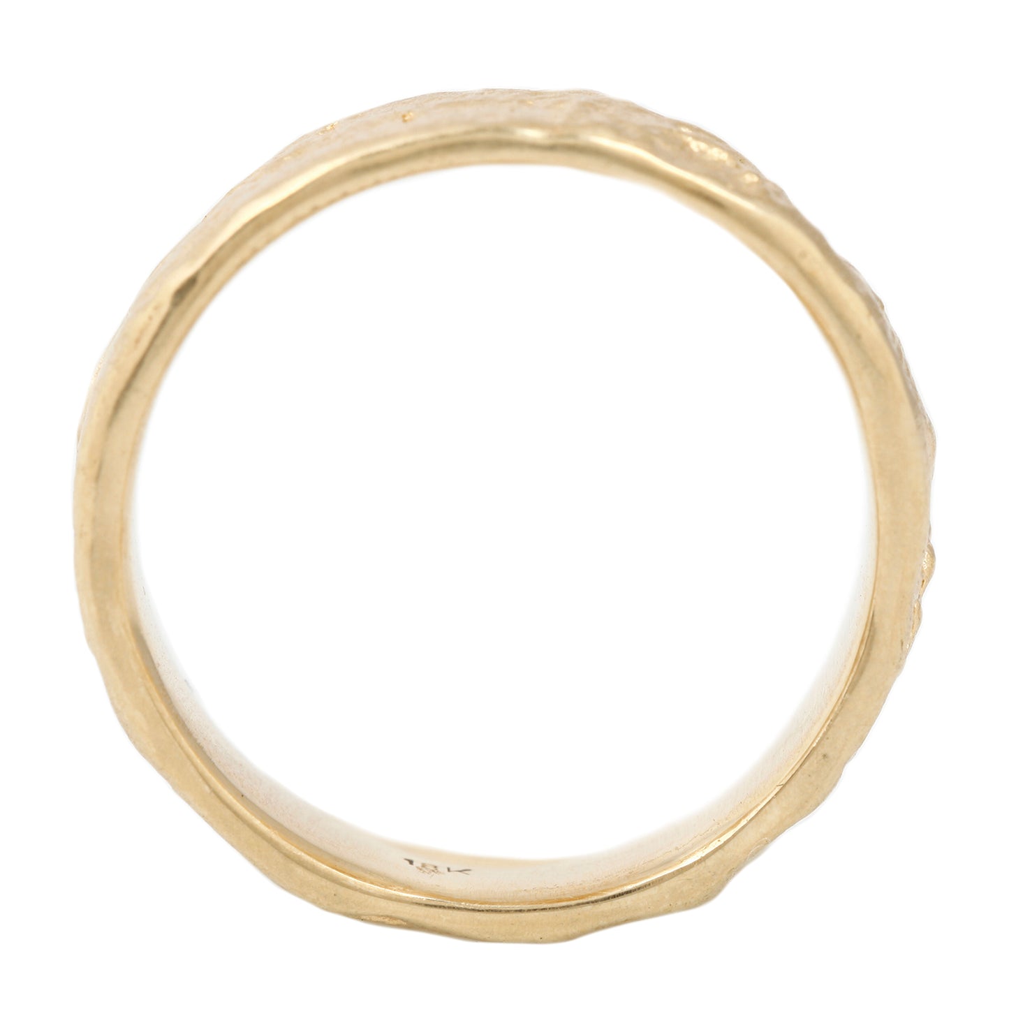 Yellow Gold Lava Band