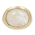 White Plume Agate Slab Ring 1