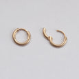 Large Pavé Diamond Hoops 4