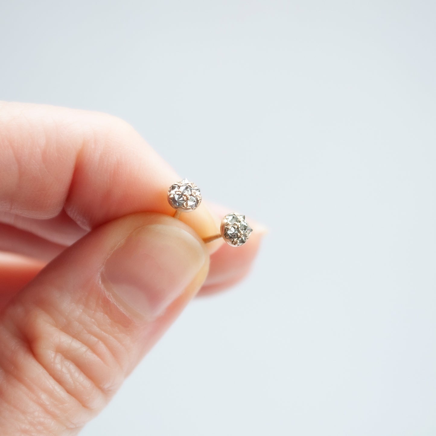 Medium Diamond Urchin Studs