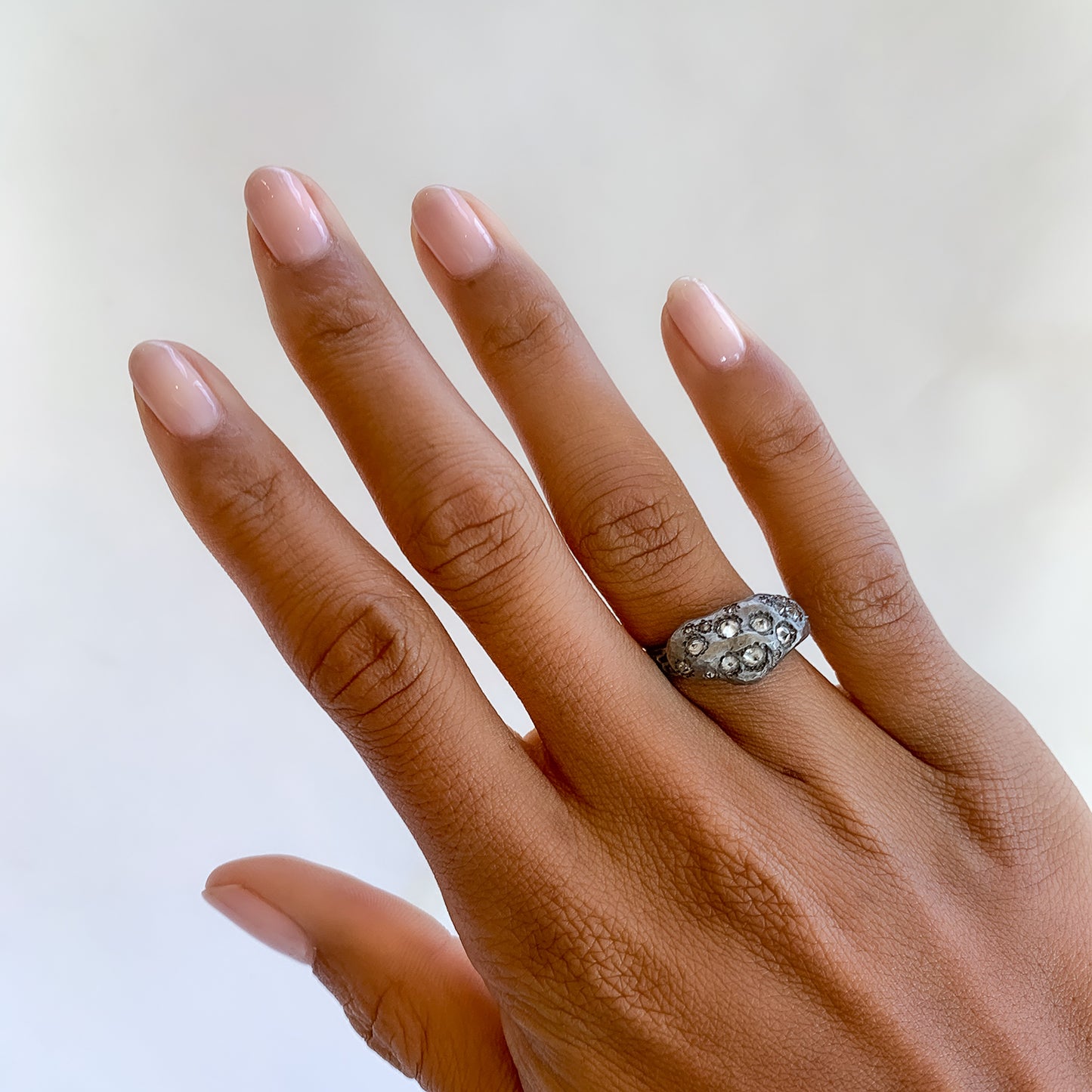 Amorphous Diamond Ring