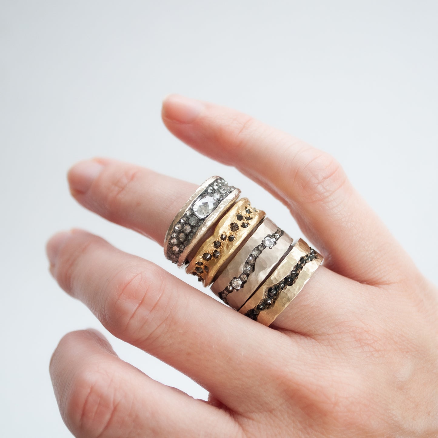 White Diamond Fissure Eternity