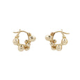 Gold Molten Cluster Hoops 3