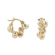 Gold Molten Cluster Hoops 1