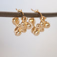 Gold Molten Cluster Hoops 4