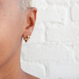 Gold Molten Cluster Hoops 2