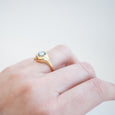 Round Diamond Swell Ring 6