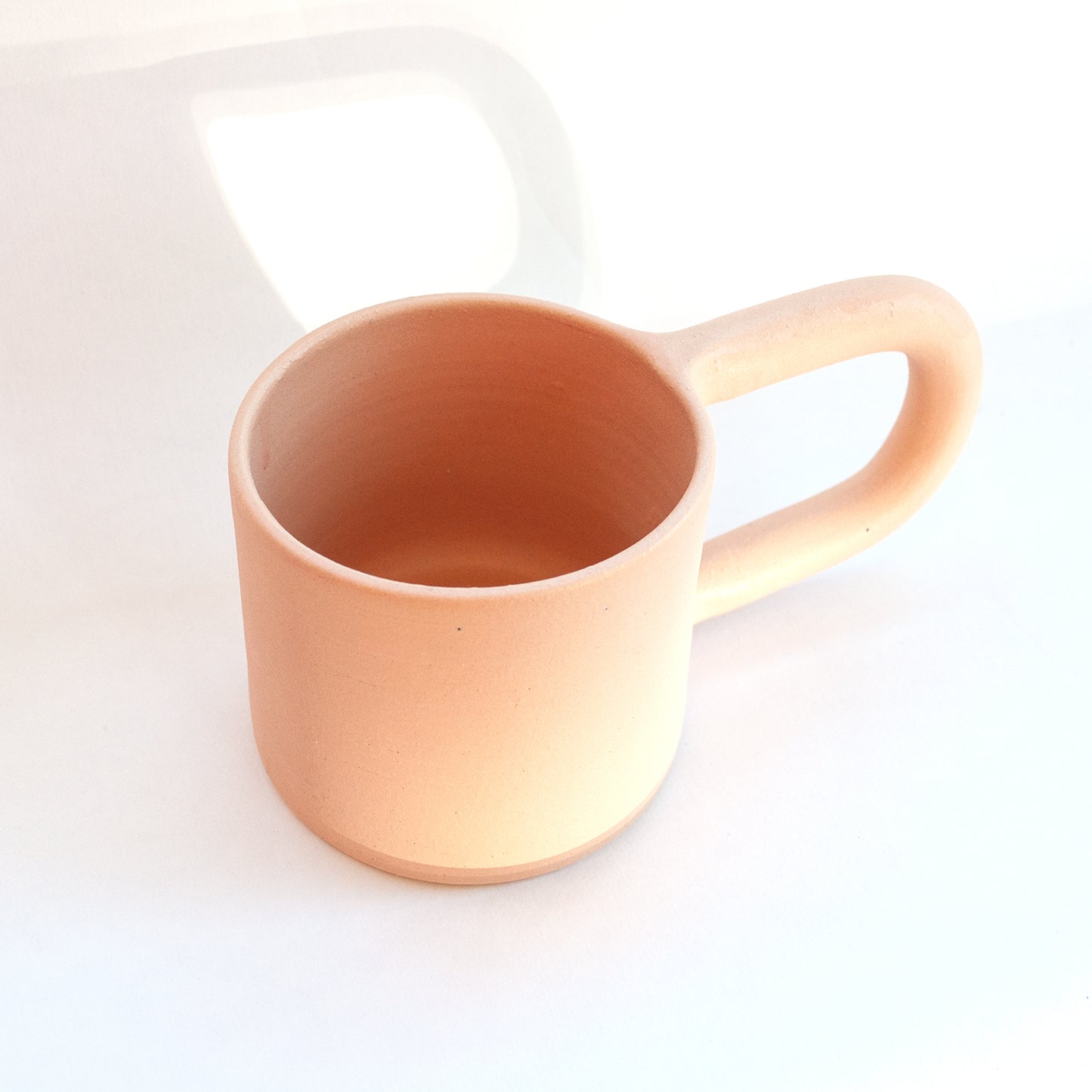 Hand Built Short Ceramic Mug