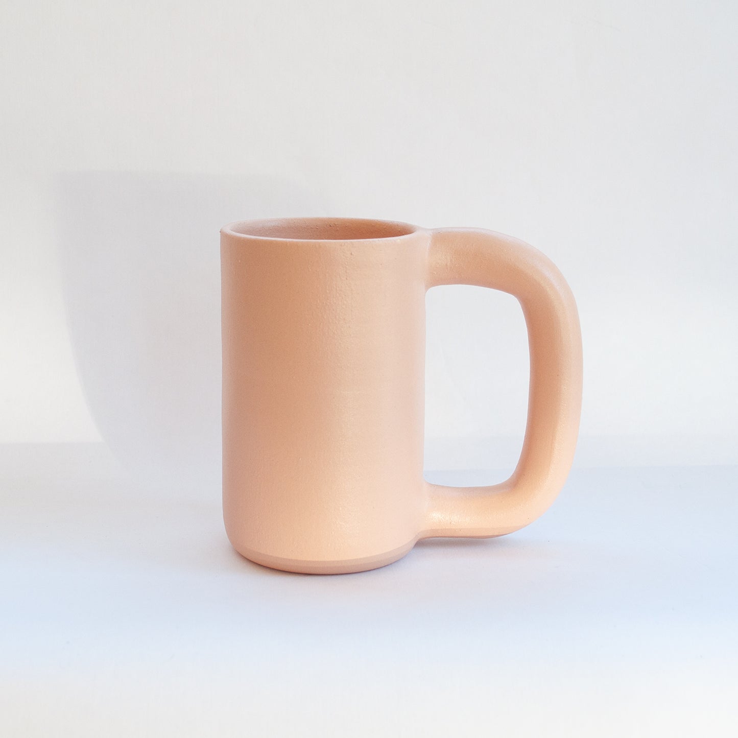 Hand Built Tall Ceramic Mug