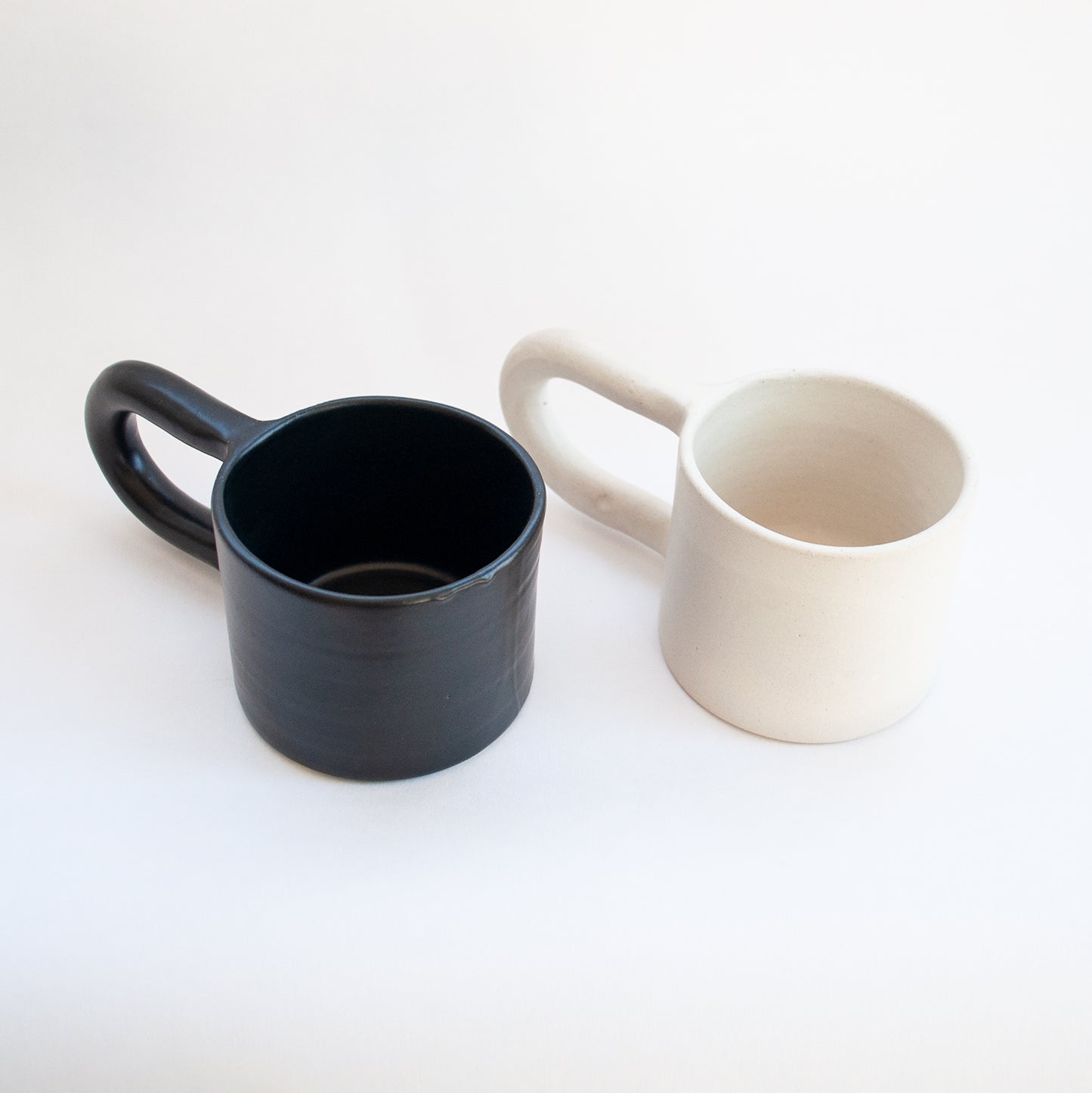 Hand Built Short Ceramic Mug